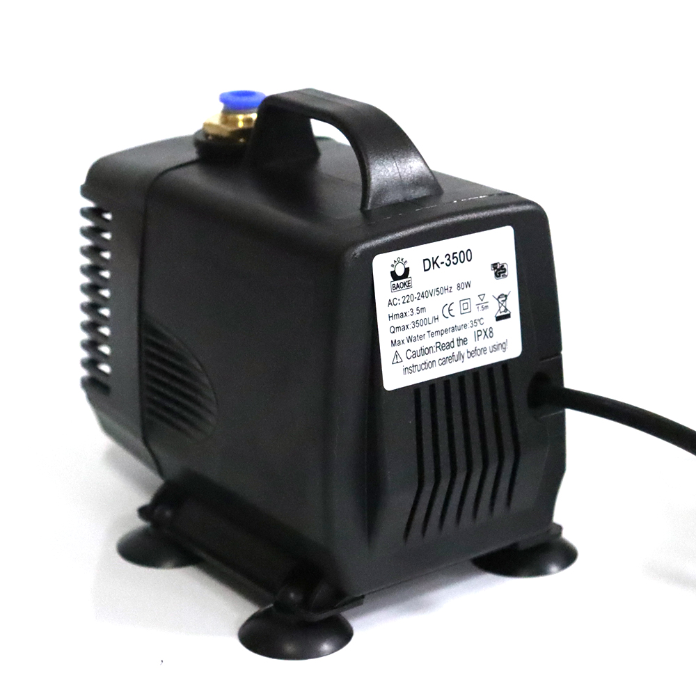 Submersible Water Pump 80W 3.5M 3500L/H IPX8 220V for CO2 Laser Engraving Cutting Machine.