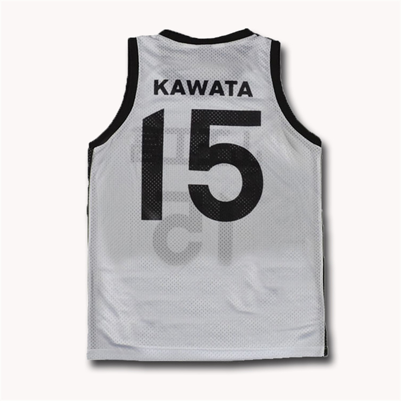 Sannoh Anime Shohoku School Drużyna koszykówki Jersey Black Akita Eiji Sawakita Jersey Tops Sports Wear Mundur Cosplay Costume