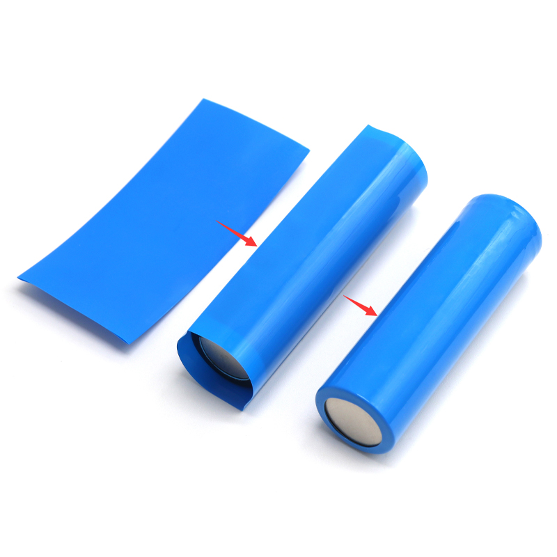 20 ~ 21700 fita de filme de bateria PVC Tubo de encolhimento de encolhimento de encolhimento de pvc Tubos de manga encolhida protegem a tampa do tubo para baterias