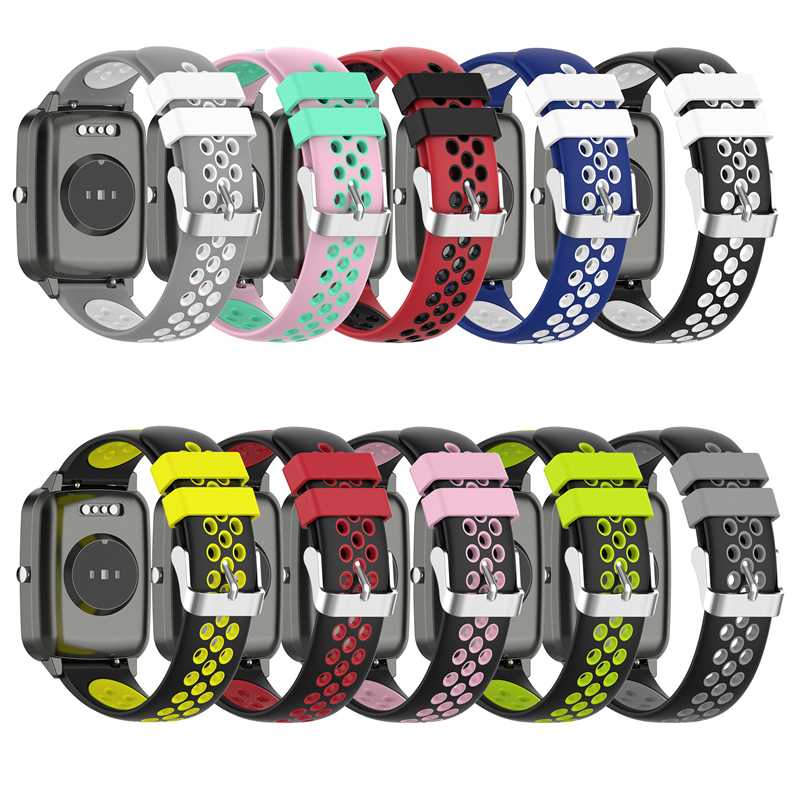 Pulseira de pulso respirável Silicone para Blackview R3 Pro R7 Pro R8Pro Watch Band Sports Sports Quick Lanke Belts X1 X5 R8 R3 Max Correa