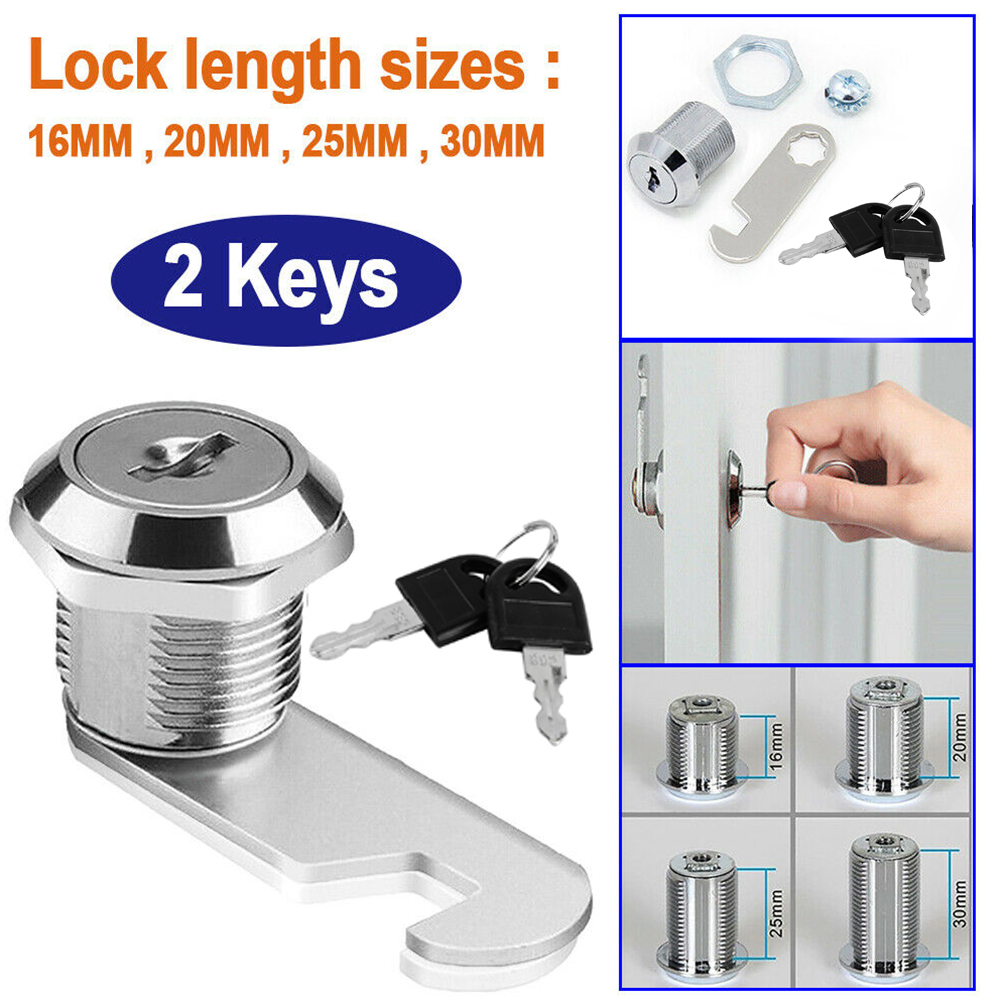 16/20/25/30 mm Deurslotafstemmingskast Post Mailbox Lade Kast Locker Beveiligingsmeubilair sloten lade Diy Cabinet Tools
