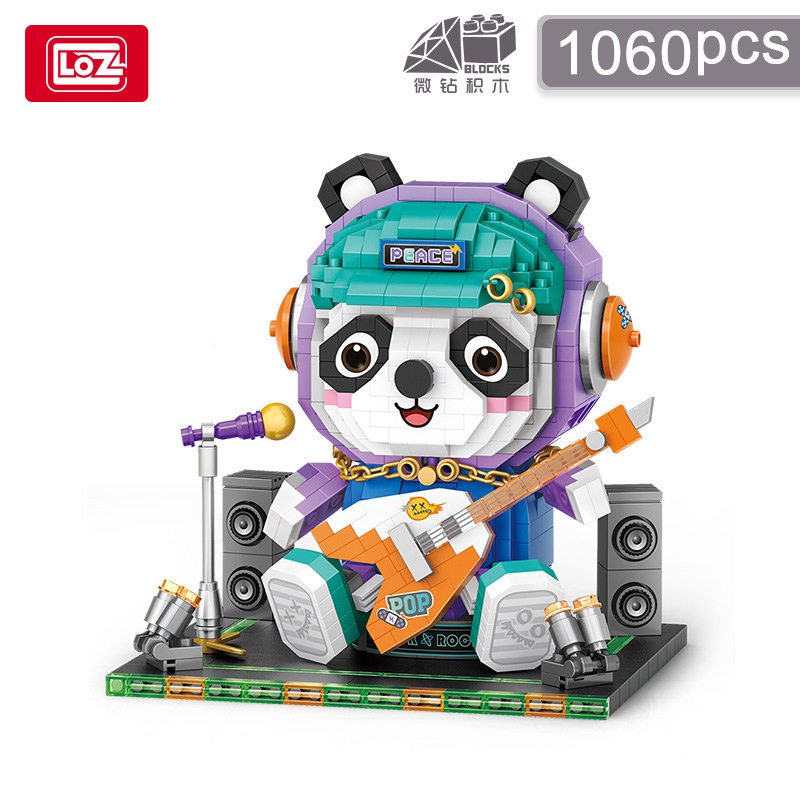 Loz Diamond Building Block Figures Animals Lucky Panda Micro Bricks National Quintessence Toys Boys Girls Gift 8118 8119 8121