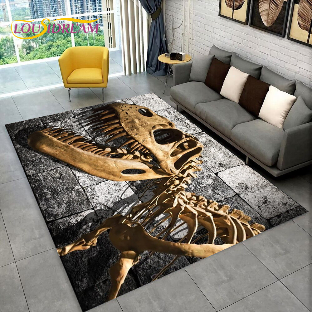 3D Животные ископаемые серии Dinosil Series Crug, коврик для домашней гостиной спальня для спальни диван-швейцар