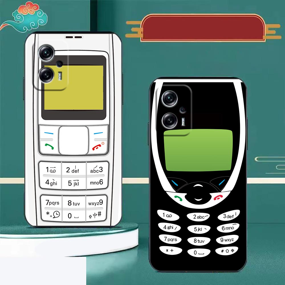 Telefonkoffer für Redmi Hinweis 11 10 9t 9s 9 8t 8 7 6 5 5a 12 A1 GO Pro Aprime 5G 4G Fundas Shell Capa Retro alte Nostalgie für Nokia