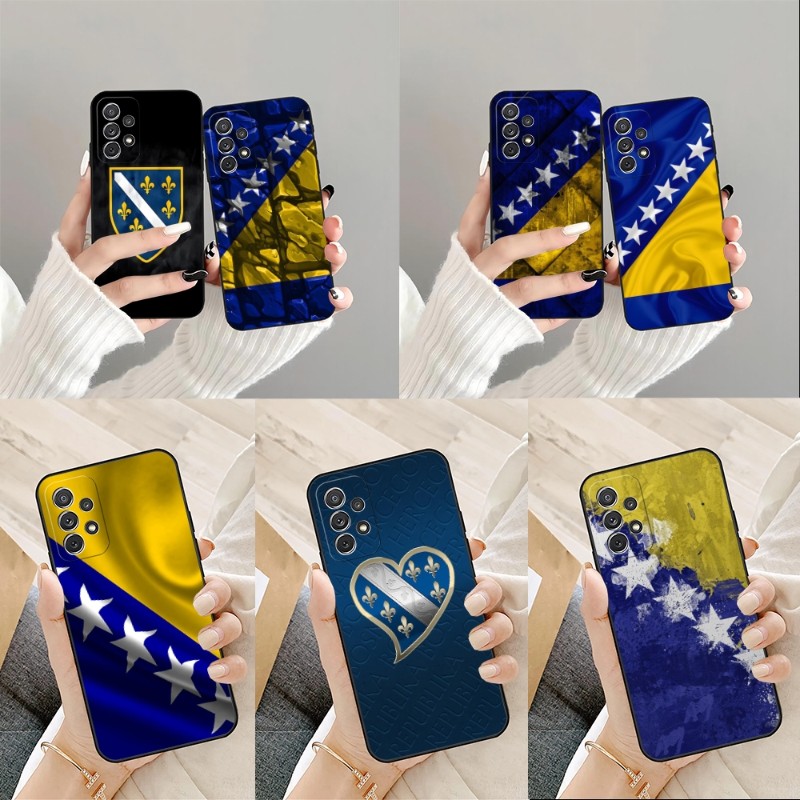 Bosnia Flag Chase Case Funda для Samsung S30 S20 S22 S21 S9 S10 S8 S7 S6 Pro Plus Edge Ultra Silacon Silicone Soft Coque