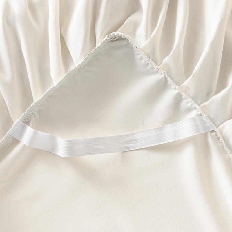 Bonenjoy Dantel Yatak Etek Kraliçe Boyut İşlemeli Yatak Sayfası Etek Yüksek Bıldırcınlık Kral Boyut Bedek Single Yastık Kılıf Olmadan