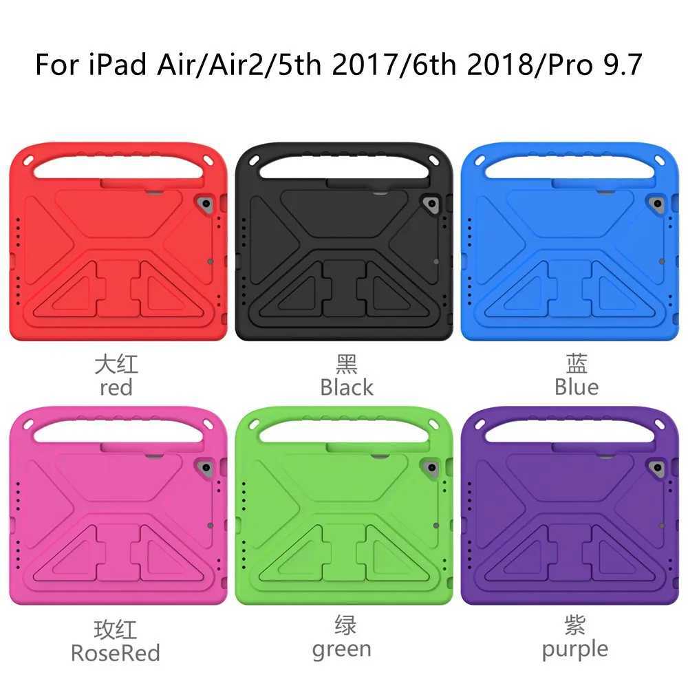 Tablet PC Case BASS Case iPad 5th Gen 2017 9.7 EVA Case di supporto il corpo completo Copertura bambini iPad Air 1/2 /Pro 9.7 iPad 6th Gen 9,7 pollici 2018 240411