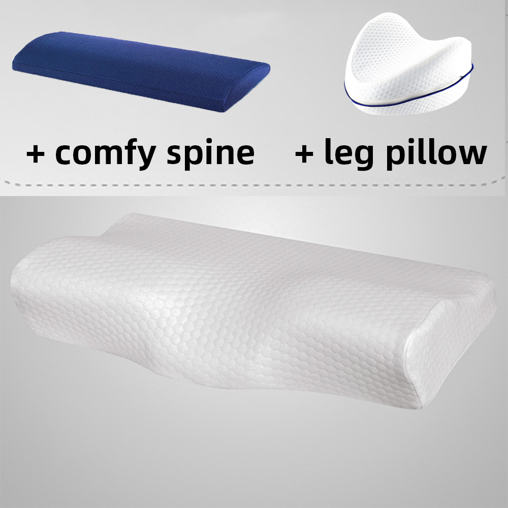 Link de envio travesseiro + travesseiro de perna + coluna confortável