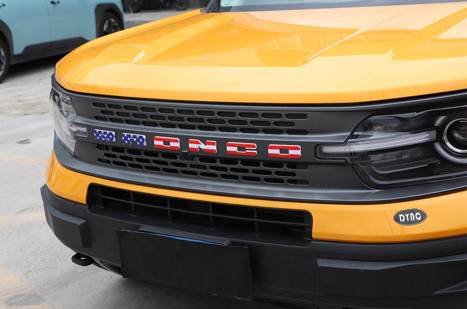 Adesivos de emblema de carro decalque de crachá automático para ford bronco esporte 2021-2024 capô dianteiro traseiro 3d letra emblema de emblema de emblema externo acessórios externos