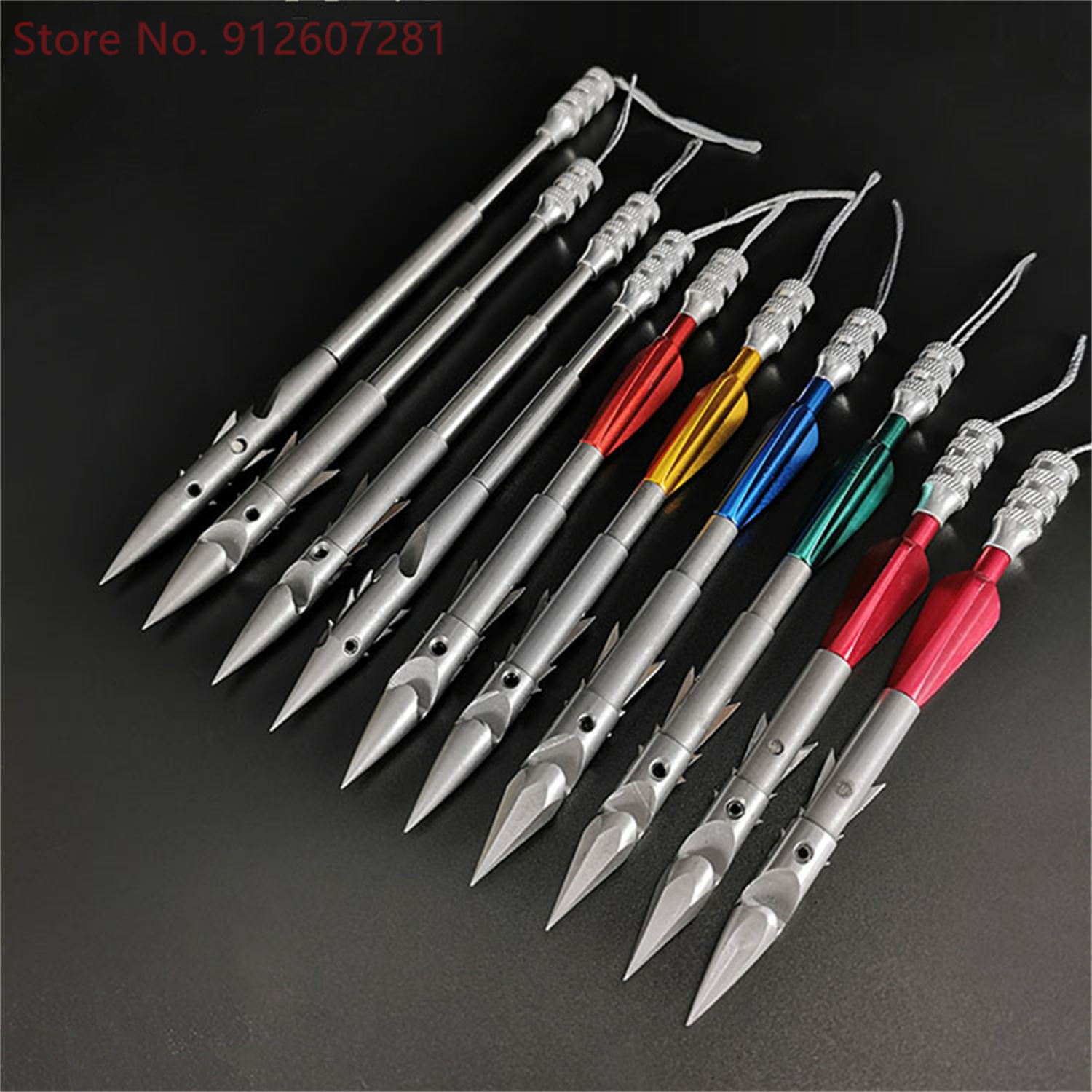 Hoge kwaliteit Hunt Barb Arrow Slingshot Visserij Artefact Schieten Vis Dart Zeer scherpe katapult shoot Fish Tool /Krachtige magneet