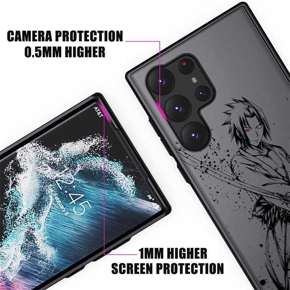 U-Uzumaki Anime Matte Coque dla Samsung S23 5G Casser Galaxy S20 Fe S21 S22 Ultra S10 S8 S9 Plus Fundas U-Uchihas-Sasukes-Itachis