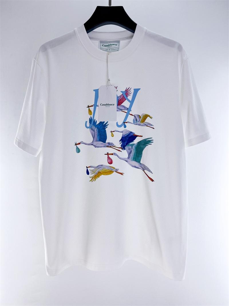 Utskriftsbrev tryckt t shirt män kvinnor bästa kvalitet t-shirts tees 24SS