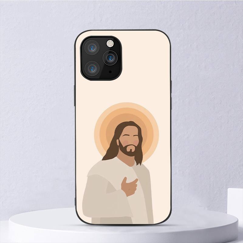 New Faith Christian Religiöses Jesus Telefon Fall für iPhone 11 12 Mini 13 14 Pro xs max x 8 7 6s plus 5 se xr Shell