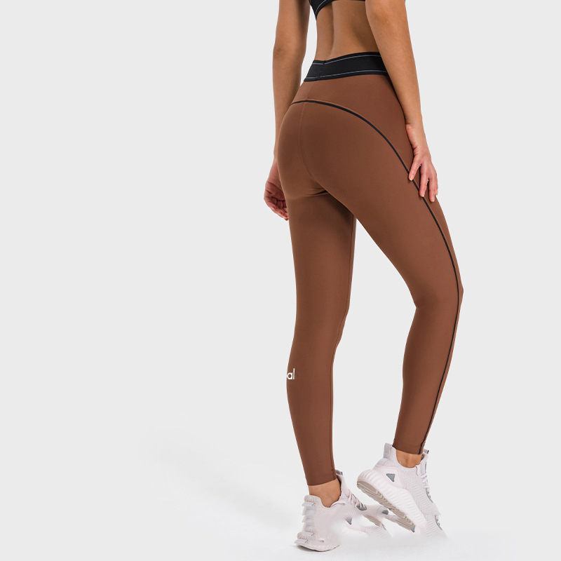 Femmes Senties actifs Ensemble d'épaule réglable Sports Sports Bra Élastique Traine Pantalon Yoga