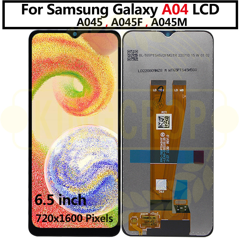 Samsung Galaxy A04 LCD Display Touch Panel Screen Digitazer Samsung A045 LCD A045F, display A045M