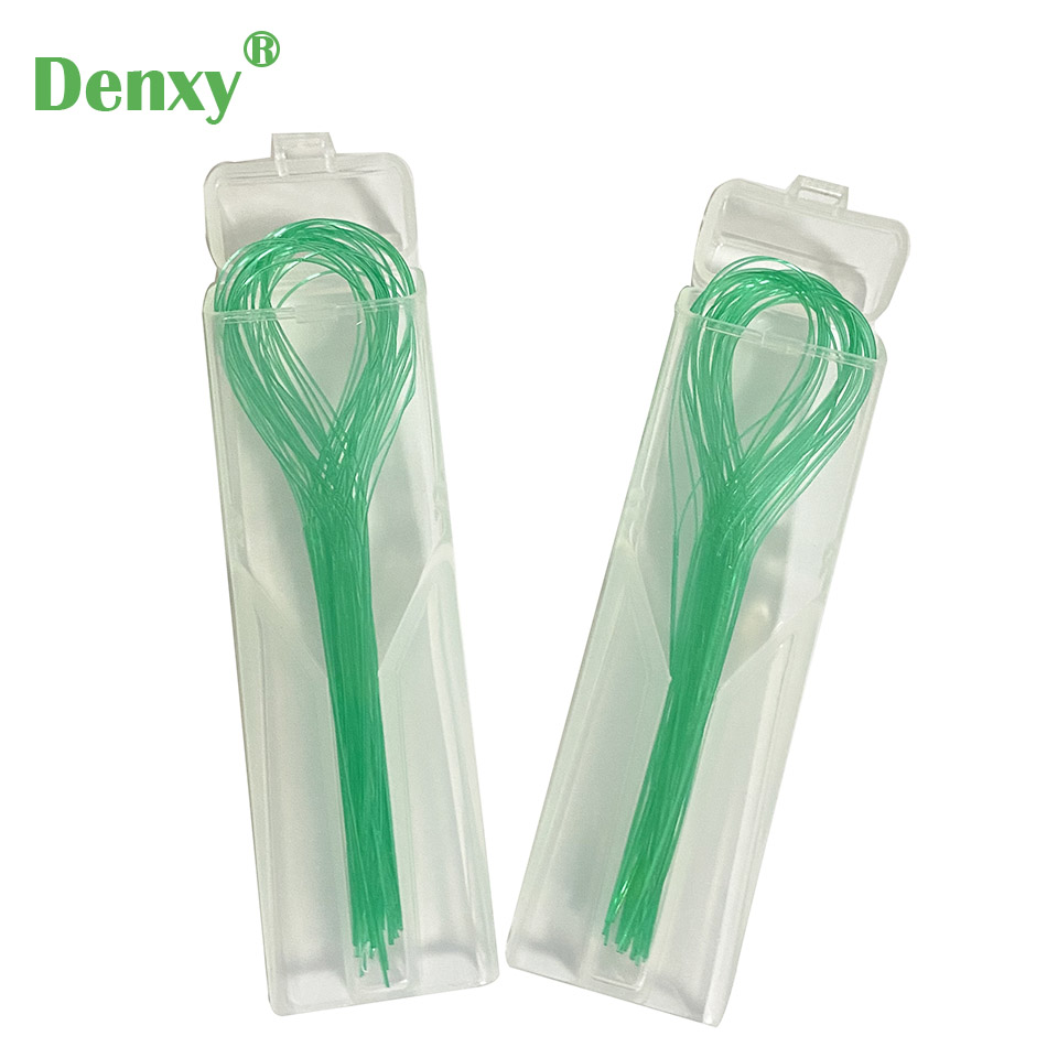 Denxy 8 Box Dental Floss Sthare for Braces Bridgn Trant Crown Dental Flosser経口衛生歯クリーナー矯正ブラケット