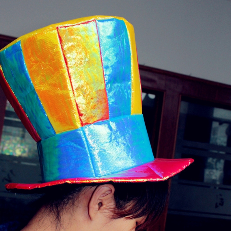 Шляпа косплей для мужчин для под открытым небом шляпу для клоуна для циркового шоу шляпы Amusement Park Hat Hat