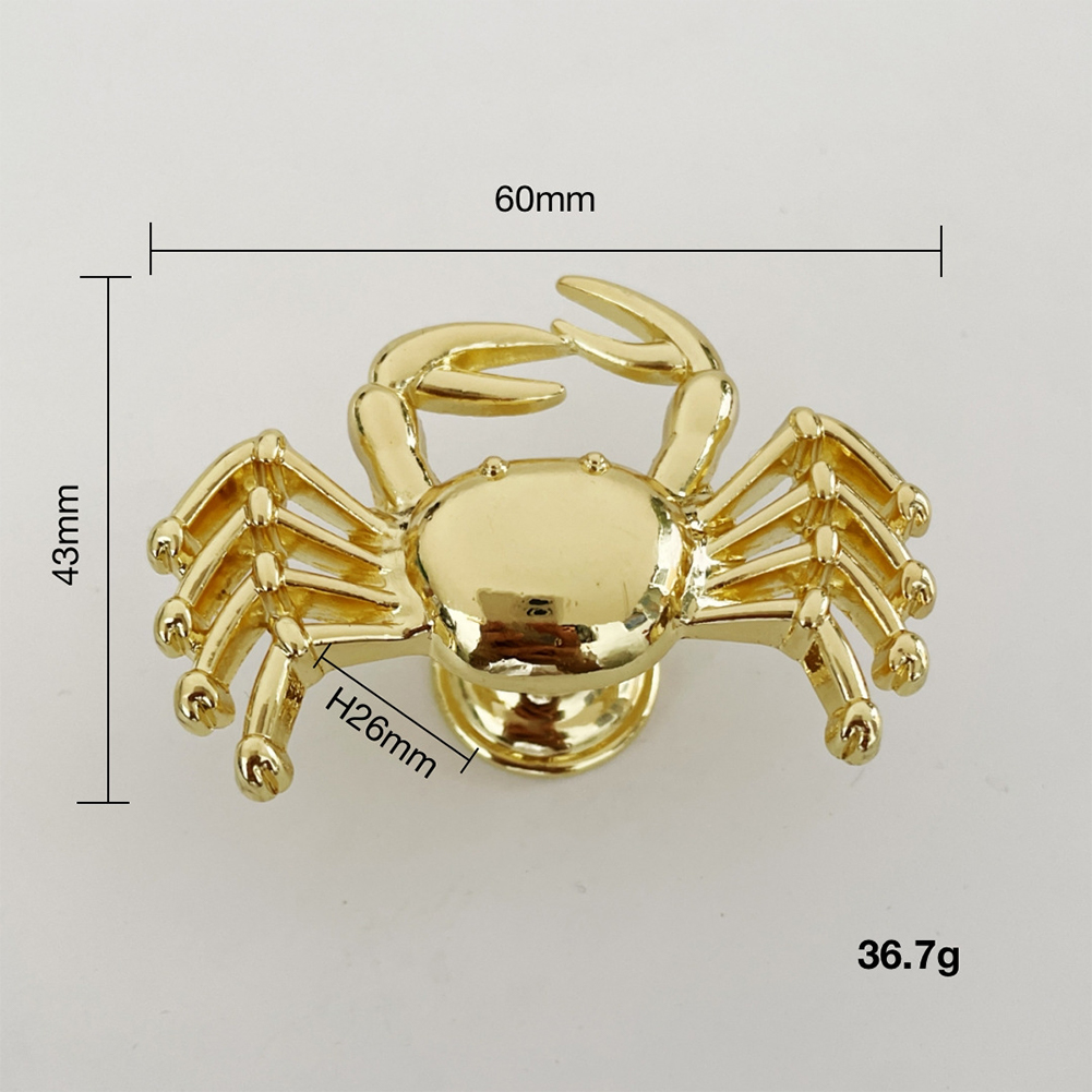 レトロカニの形状ワードローブノブ家具ハンドルドアノブとハンドルキャビネットキッチン食器棚引き出しプルホームの装飾