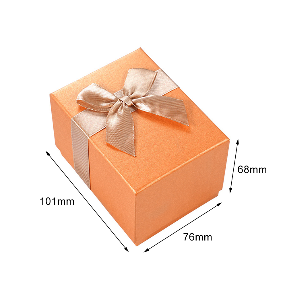 Feste Farbe Bowtie Watch Box Jewelly Accessoires Paper Storage Box Lippenstifte Geschenkverpackung Boxes Bowknot Geschenkspeicher Hülle Neu