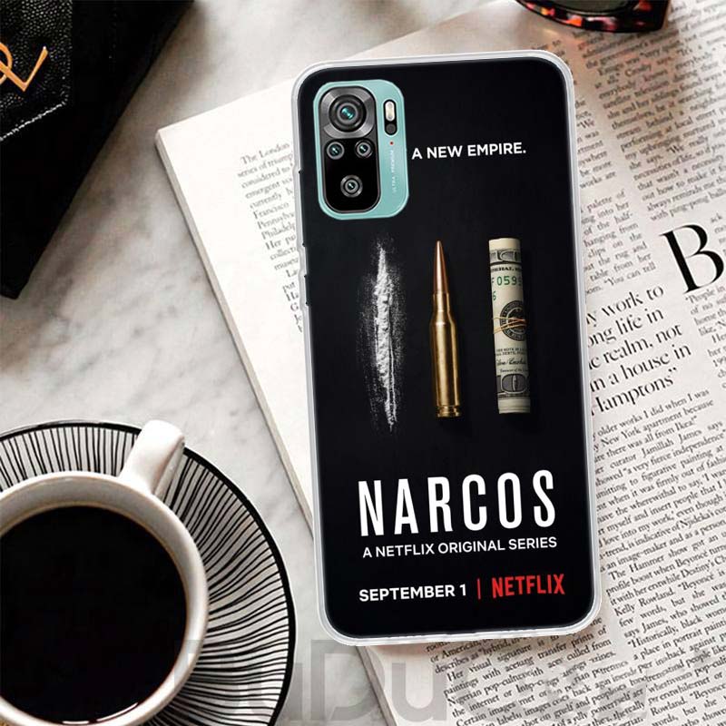 Narcos TV Series Pablo Escobar Cover For Xiaomi Redmi Note 12 10 10S 11 11S 9 Pro 9S Phone Case 11E 11T 9T 8T 8 7 6 5 Max + Prin