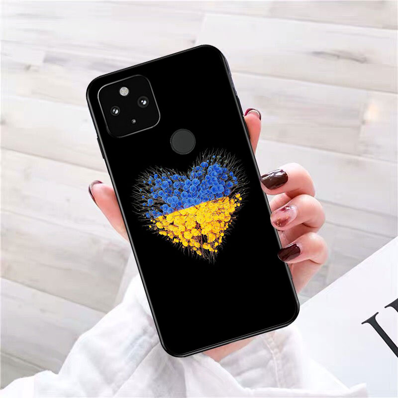 Custodia telefono della bandiera ucraina Google Pixel 8 7 Pro 7A 6A 6 Pro 5A 4A 3A PIXEL 4 XL PIXEL 5 6 4 3 3A XL