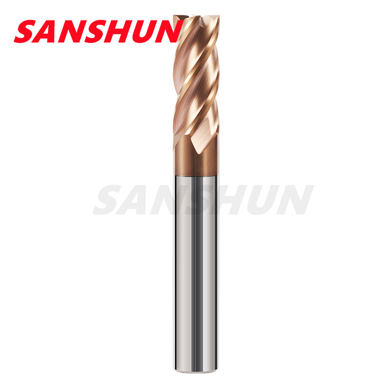 HRC55 Carbide End Mill 4Flutes Metal Steel Tungsten Milling Cutter Alloy Coating Cutting Tool CNC Maching 1 2 3 4 5 6 7 8 9-20MM