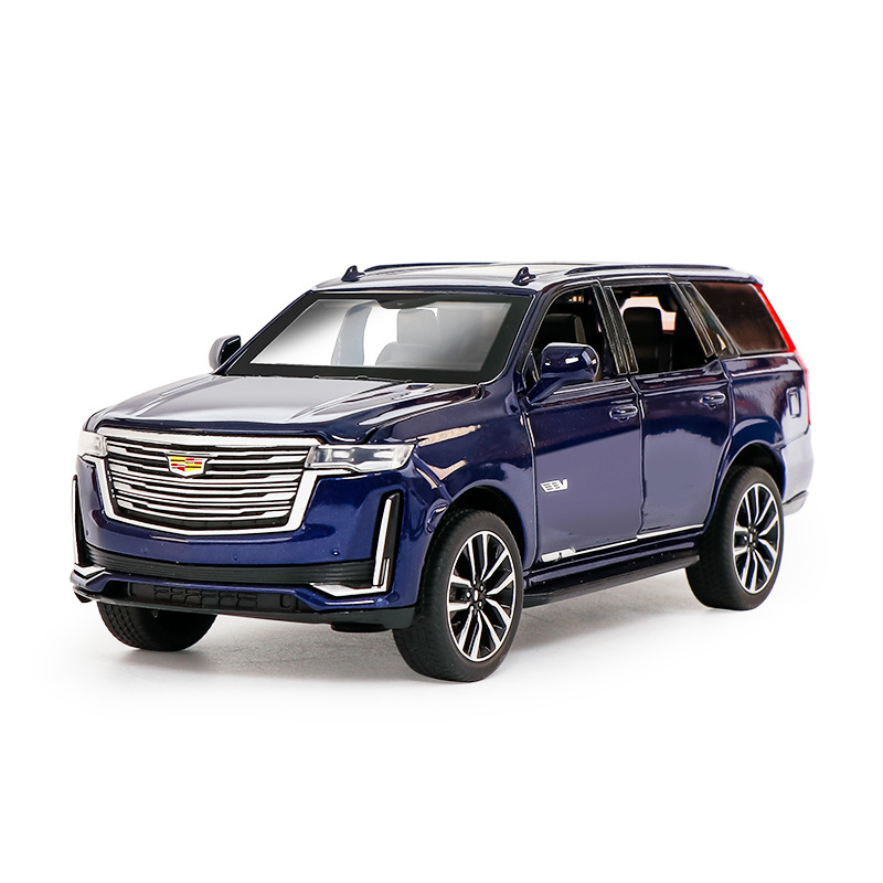 1:32 Échelle Cadillac Escalade Alloy Diecast Pull Back Car Cadeaux de jouets à collectionner pour les enfants