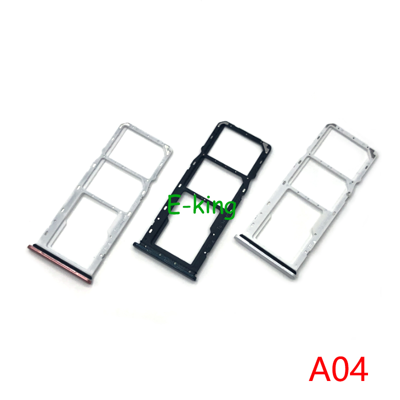 10st för Samsung Galaxy A04 A04S A04E CORE SIM CARD SLOT TRAY HOLDER SIM CARD RECHER SOCKET