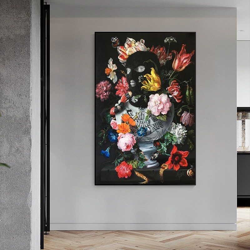 Europe Vintage Canvas Paintings Still Life Flowers Sculpture Shoes Nordic Art Poster and Prints Picture for Home Room Cuadros