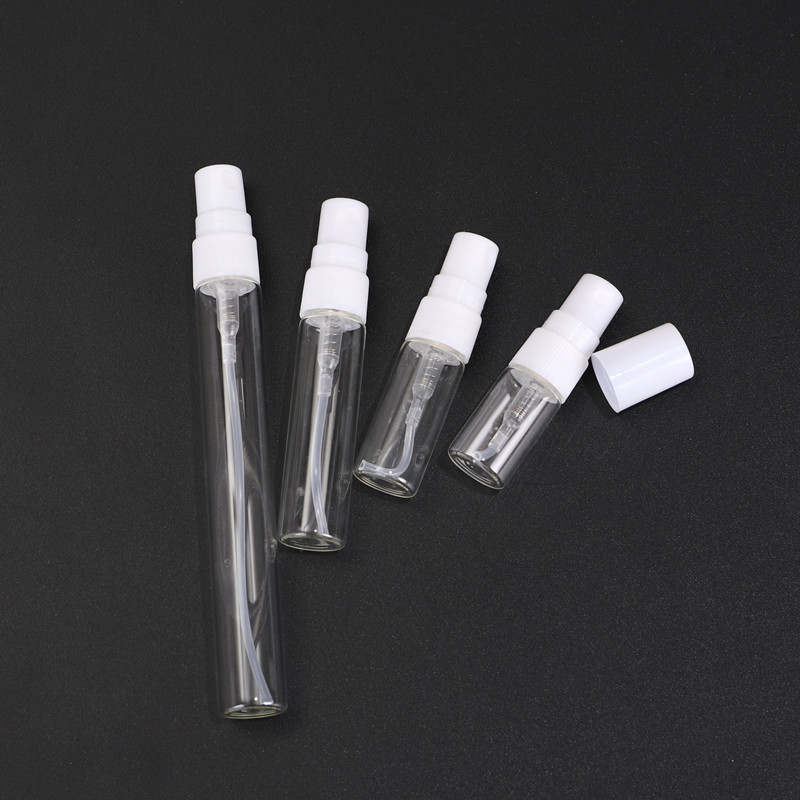 3ml 5ml 10ml 미니 향수 스프레이 병 2ml 여행 향수 분무기 청소, 여행, 에센셜 오일을위한 명확한 빈 향수 샘플 스프레이 용기