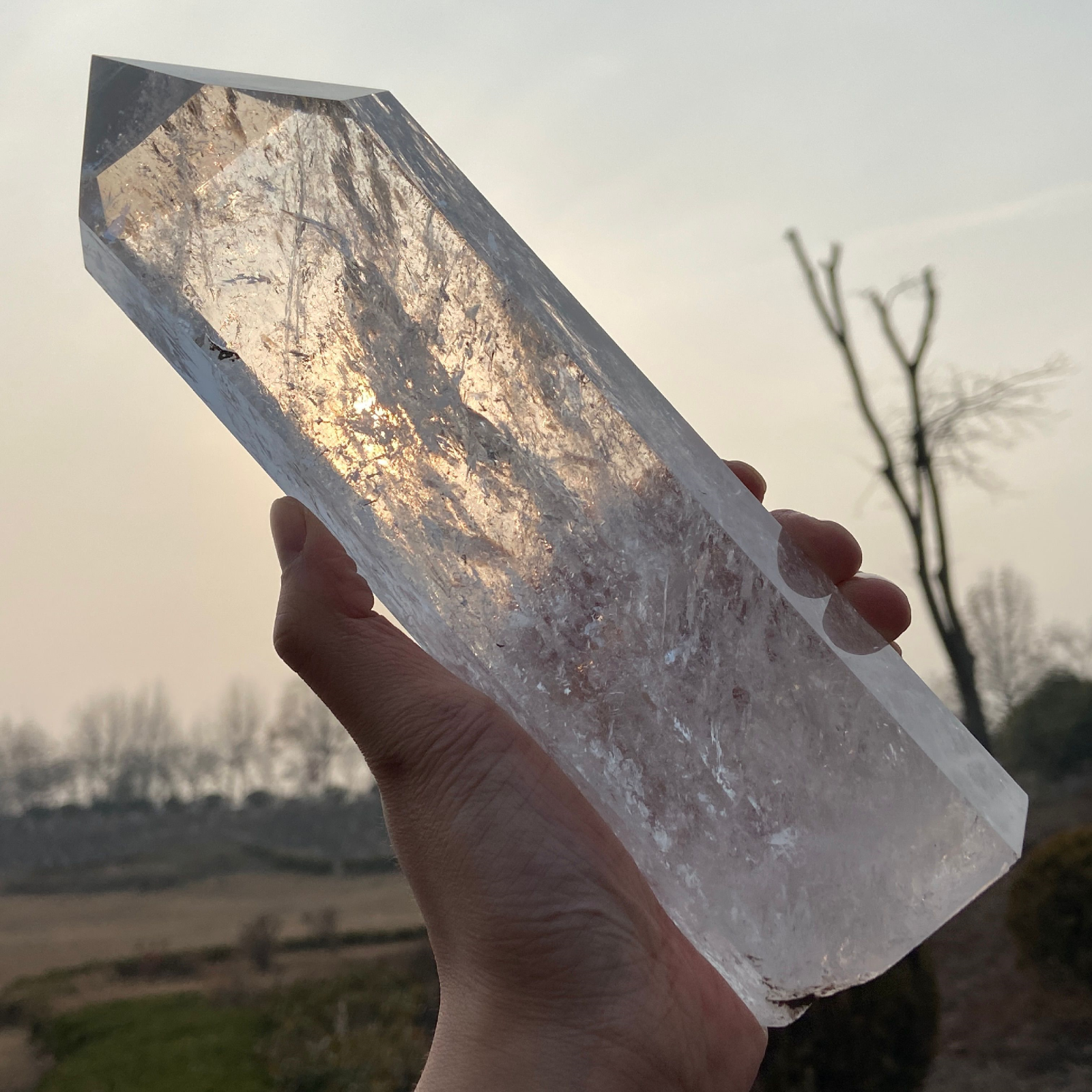 Top Natural Crystal Clear Transparency Quartz Point Heury Stone Stone Hexagonal Prisms Obelisk Wand Stone Home Decor