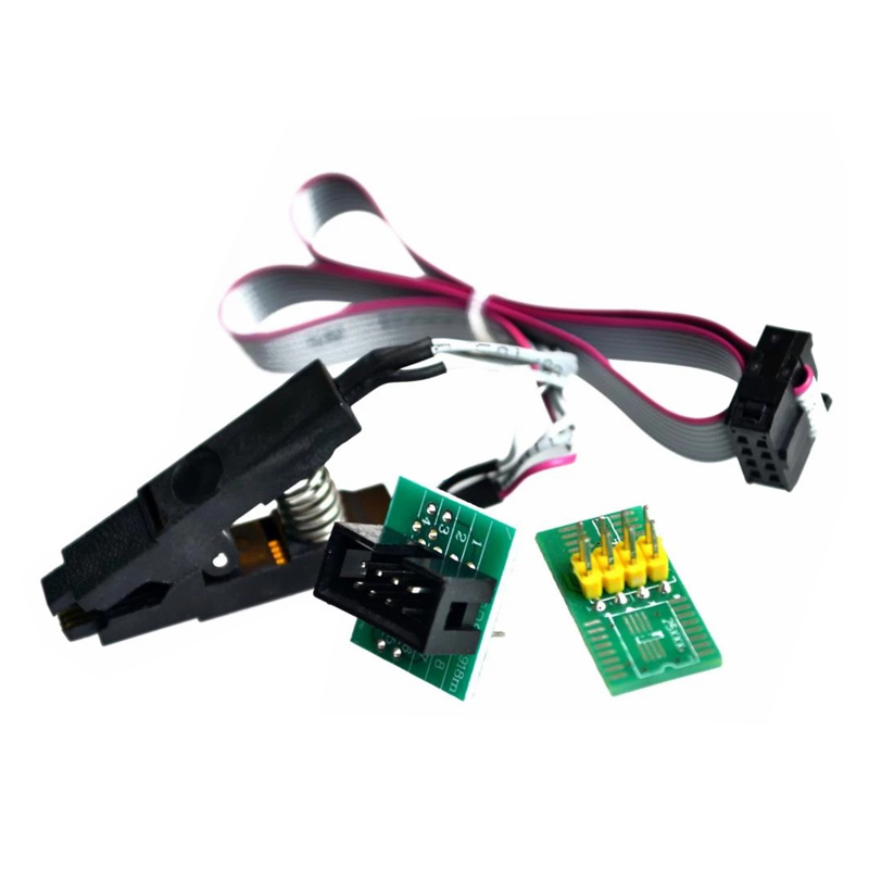 Kit CH341A 24 25 Série EEPROM Flash BIOS USB Módulo SOIC8 SOP8 TEST CLIP PARA EEPROM SOIC8 93CXX / 25CXX / 24CXX