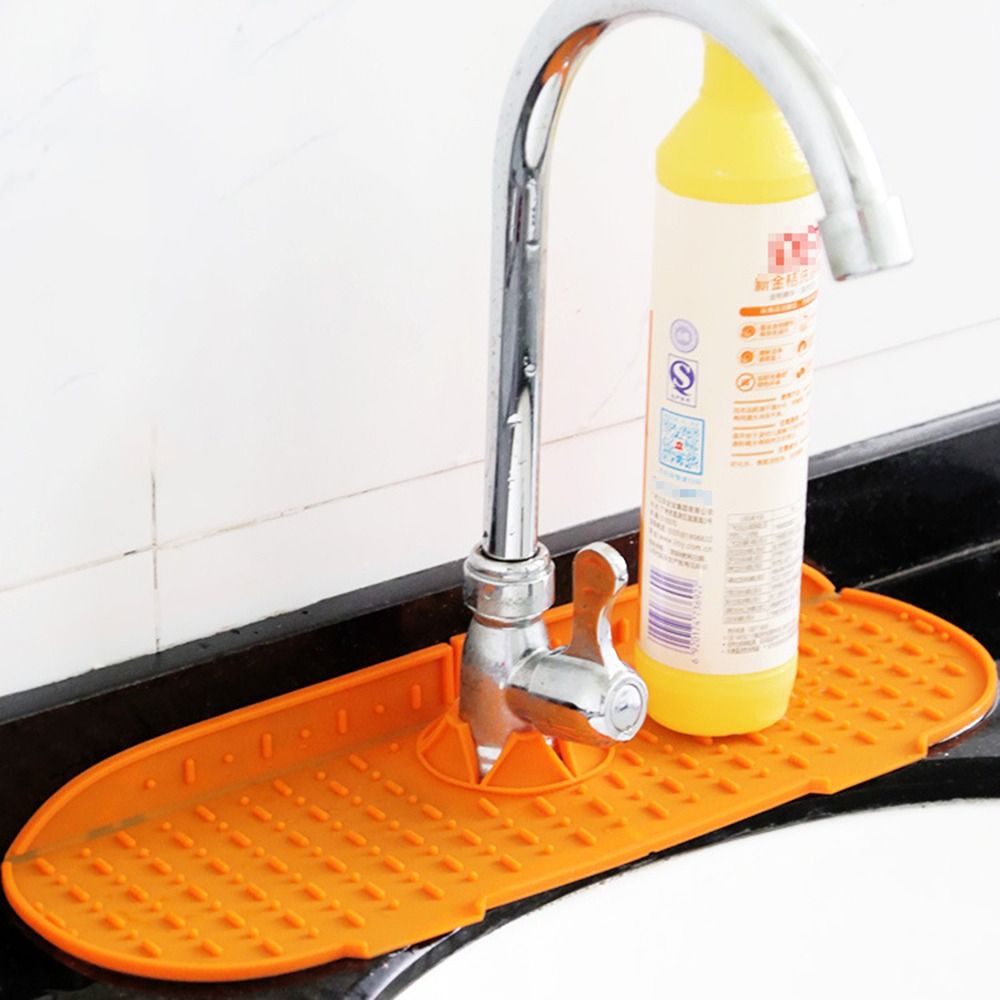 Nuovo silicone bagno da cucina bar agricoli di asciugatura asciugatura del rubinetto Protettore a goccia Accessori lavandino del cuscinetto