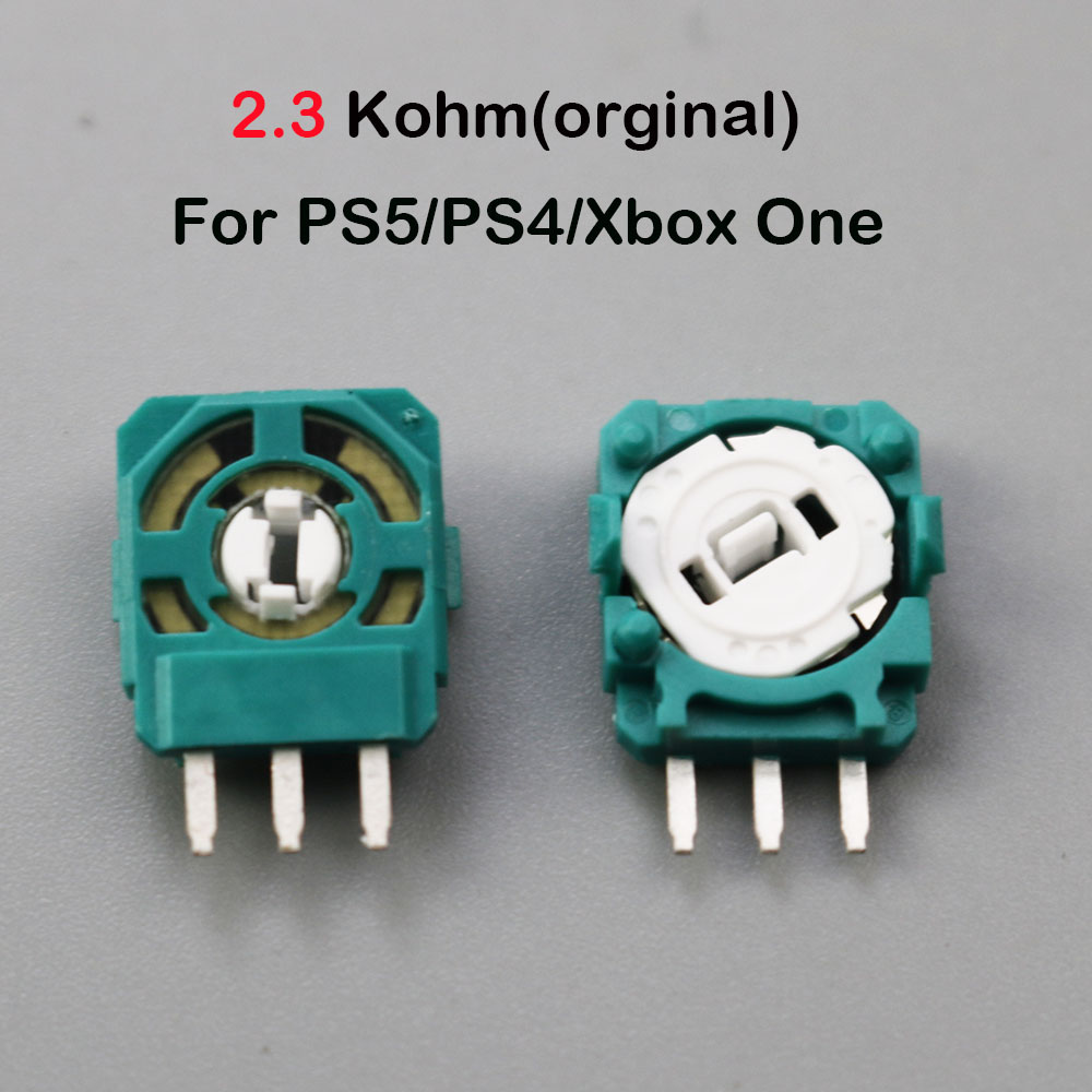 Yuxi 3D analoge micro -schakelaarsensor voor PS4 PS5 -controller 3D Thumbstick Axis Weerstanden Potentiometer voor Xbox One