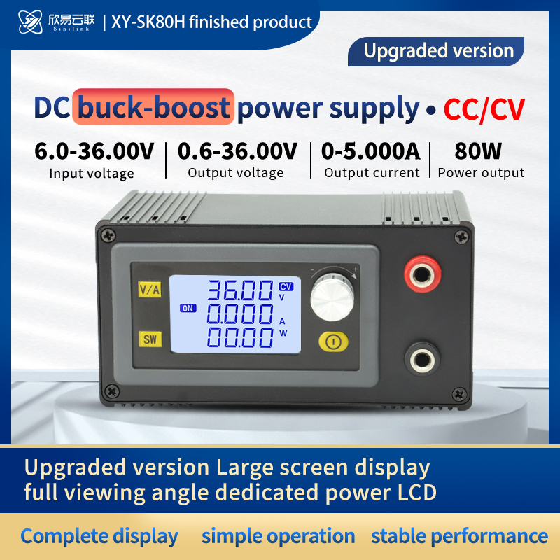 SK80H 5A 80W DC DC BUCK BUCK CONVERTER CC CV 0,5-30V 5V 6V 12V 24 V Moduł zasilania regulowany zasilanie laboratoryjne