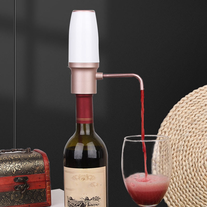 Promotion!Aérateur de vin électrique portable Decanteur de vin automatique Charge USB Produits de versement de vin portable Decan automatique