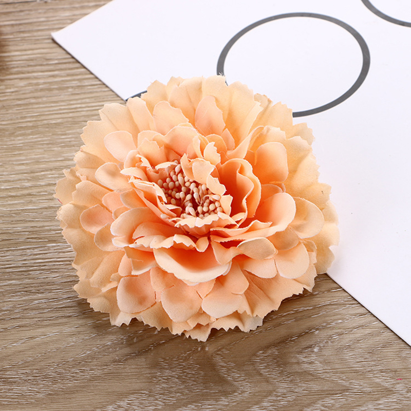 Big Peony Flower Hair Clip Wedding Bridal Brides Texa Prom Party Hairpin Brosch Flower Headwear Hairpin Cloth Diy Clamp Hair Clip