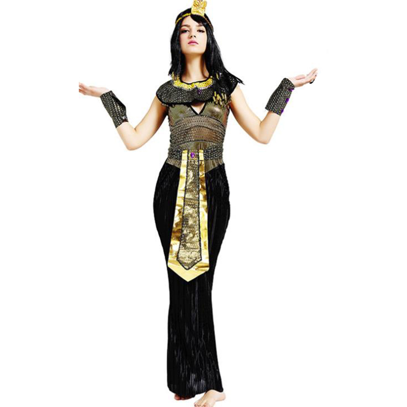 Erwachsene Antike Königin Elizabeth Euro Mädchen Frau Ägyptische Pharao Kostüme Königin Ägypten Pharao für Cleopatra Girls Party Fancy Dr.