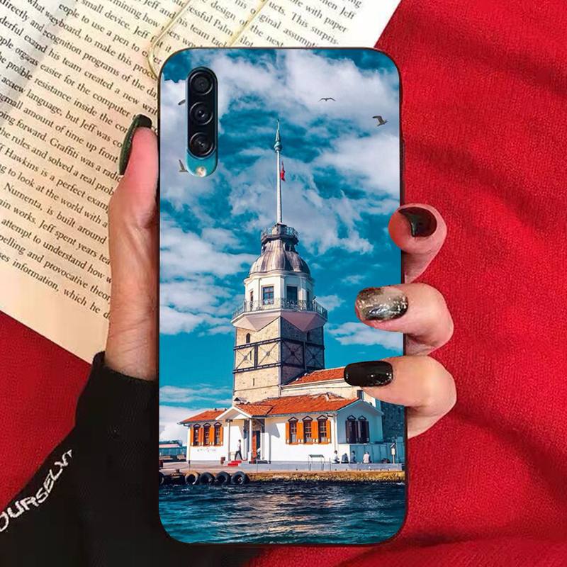 Turkey Istanbul Sceneary Building Phone Case for Samsung A51 01 50 71 21S 70 31 40 30 10 20 S E 11 91 A7 A8 2018