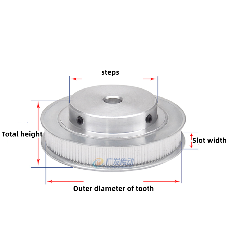 1 stcs mxl timingpulle 40 ~ 80teeth boring 5 ~ 20 mm bf type aluminium synchrone poeliewielbreedte 7 mm 11 mm