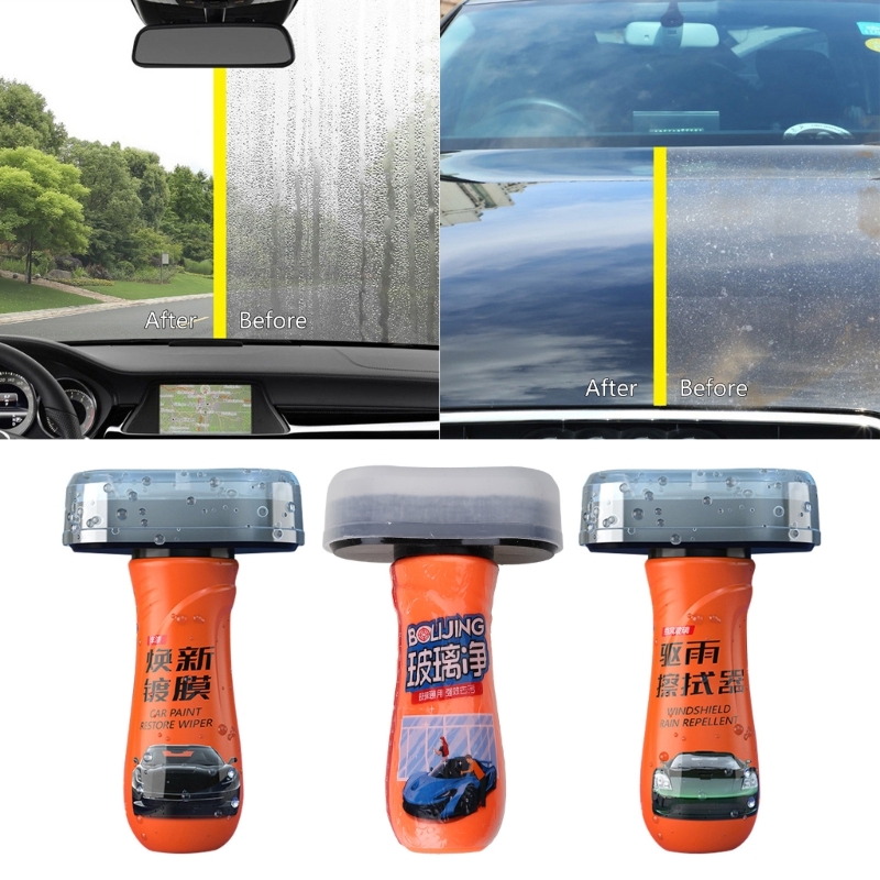 D7WD CAR GLASS NEGRAING FILM Cleaner Oil Film Remover Windshield Cleaner 100 ML