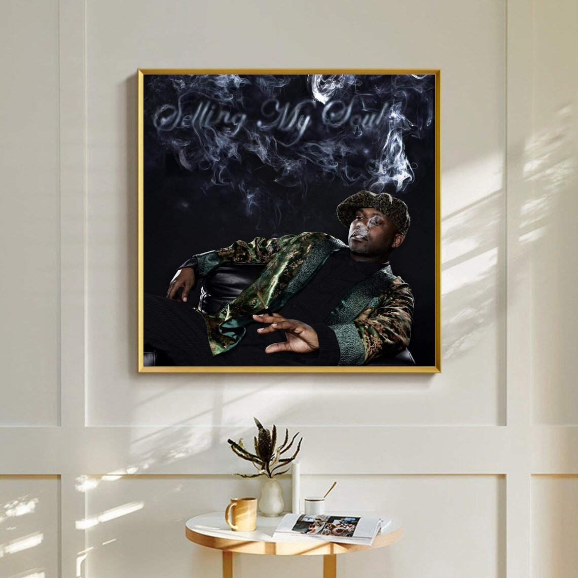 Masta killa vendendo meu álbum de música soul capa de capa de pôster de arte impressão decoração de casa pintura de parede sem moldura