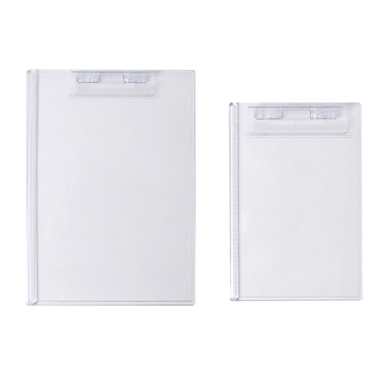 A4 Paper Holder Writing Board with Profile Clip & Ruler Scale Edge for Document D5QC