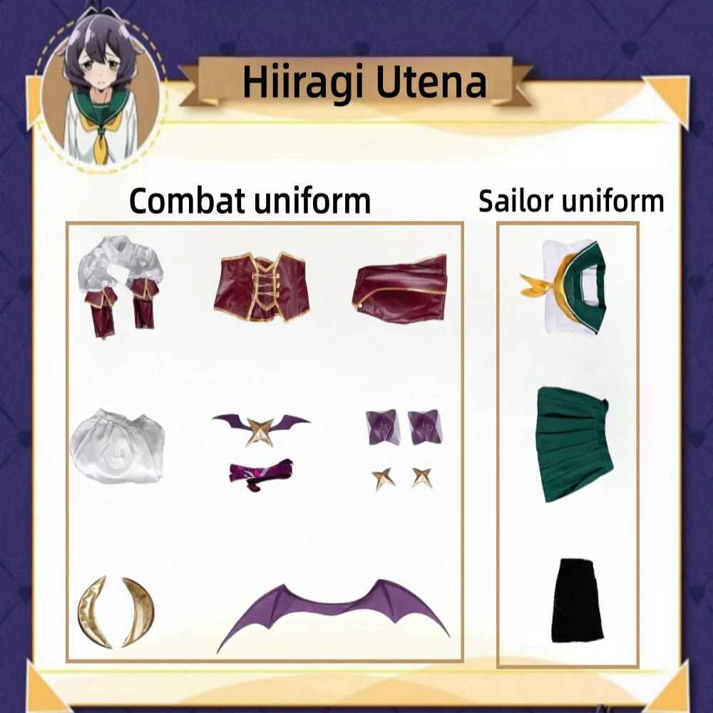 Costumes de anime hiiragi utena cosplay anime jorrando sobre garotas mágicas utena hiiragi cosplay figuran shoes jk uniform women girl roupa 240411