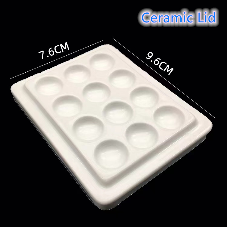 24 orifícios Placa ranhura 12 slots Placa de cerâmica para esmalte de dentes de porcelana em laboratório odontológico