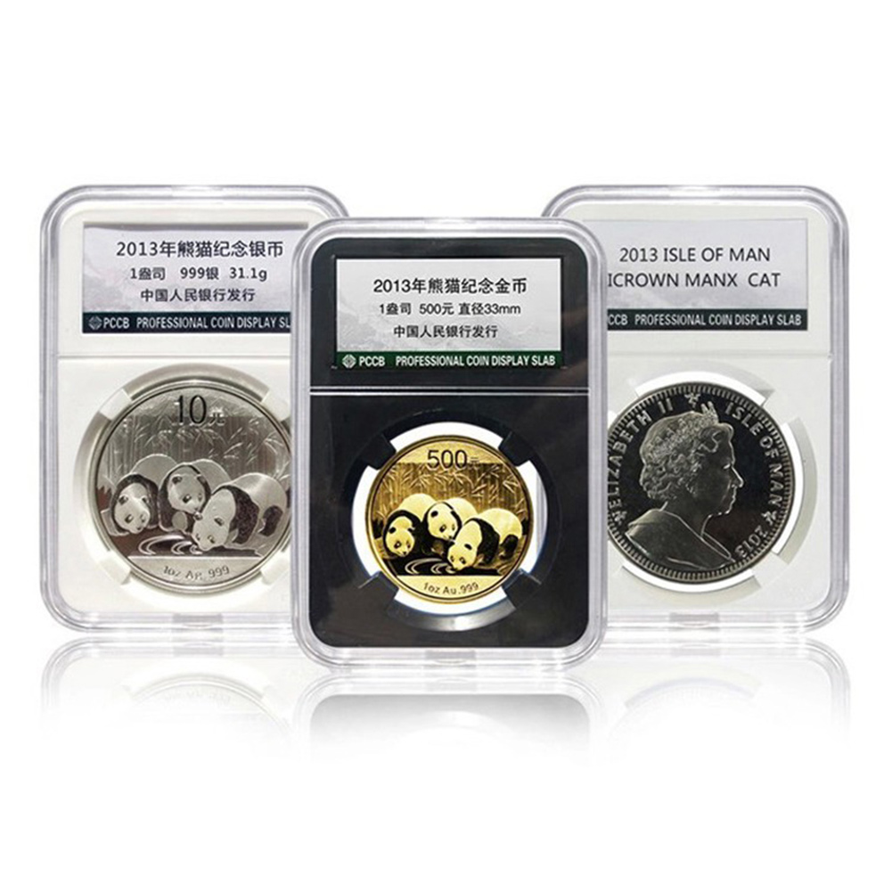 Suporte de moeda de plástico transparente PCCB Professional Coin Display Grade de 40 mm de caixa de armazenamento PCGs Diâmetro NGC