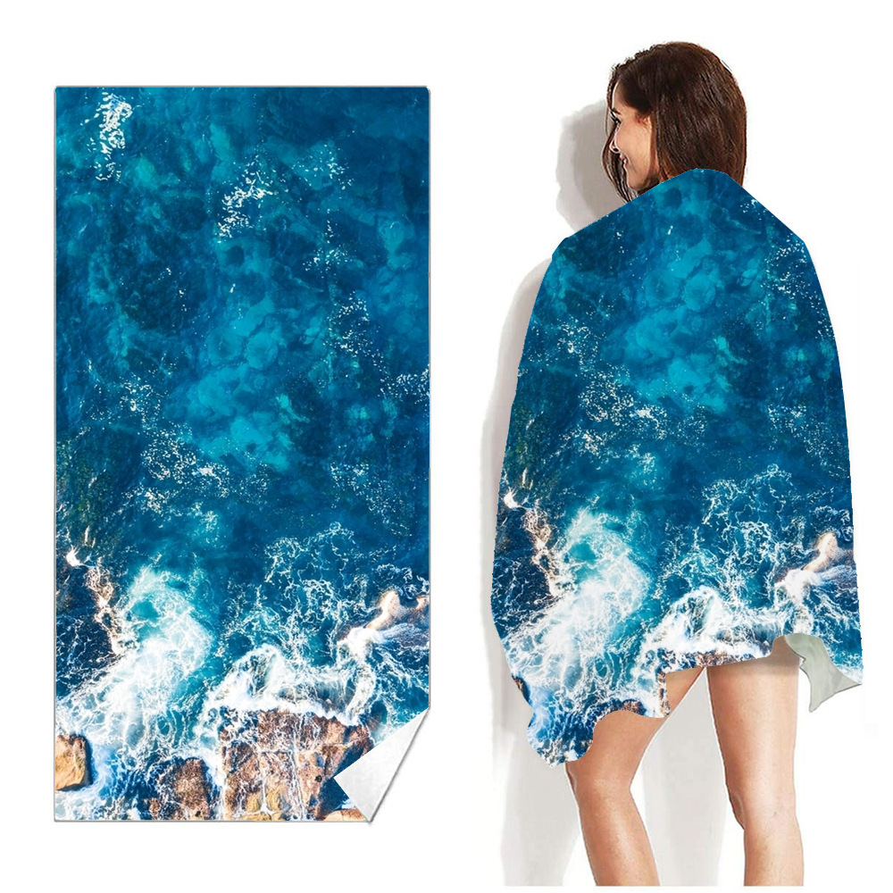 Asciugamano da spiaggia mandala asciugamano sportivo asciugaci rapidi asciugati da nuoto asciugamani portatili grandi tappeti da yoga sedia da spiaggia coperta