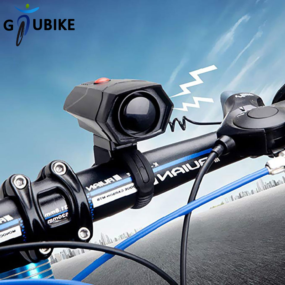 GTUBIKE Bicycle Super Loud Electronic Horn Riding Equip Cycling Accessories Waterproof High Decibel Speaker Bike Handlebar Bell