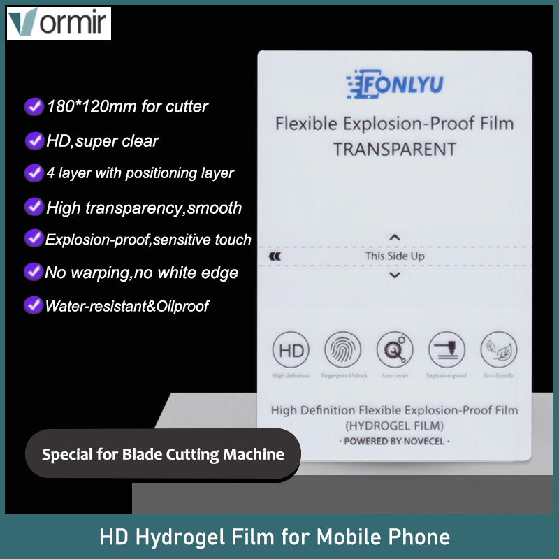 Vormir TPU-Filme Hydrogel-Filmbildschirm Beschützer zum Schneiden von Maschinen SS-890C Smartphone Glass-Schutzfilmen für Cut