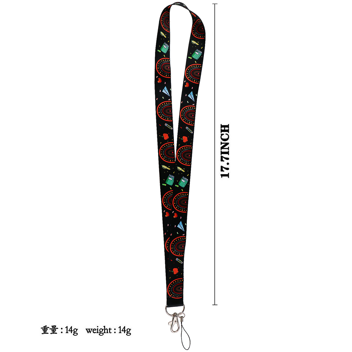 Matemáticas Correa de cuello de hobby Lanyards para llaves del llavero Identizador de insignias ID Pass Hang Rope Lariat Phone Accesorios